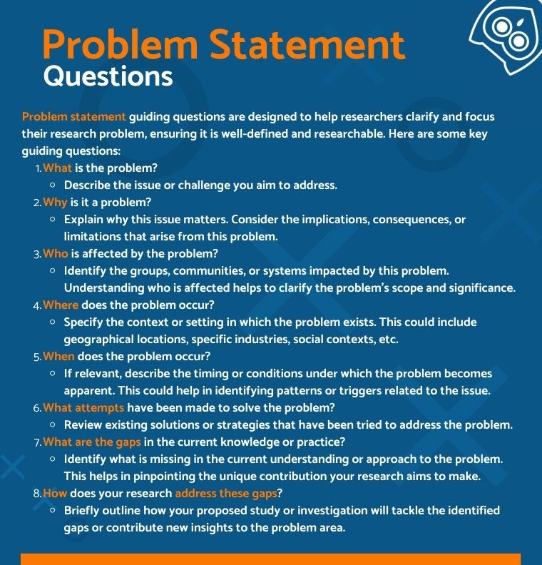 problem statement questions