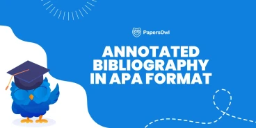 APA 7 annotated bibliography example graphic showing citation structure and formatting rules